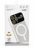 Silicone PC Net Case with MagSafe for iPhone 13 Pro – White