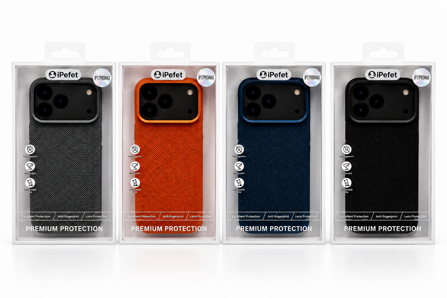 iPefet Premium Protection Case for iPhone 17 Pro Max and 17 pro