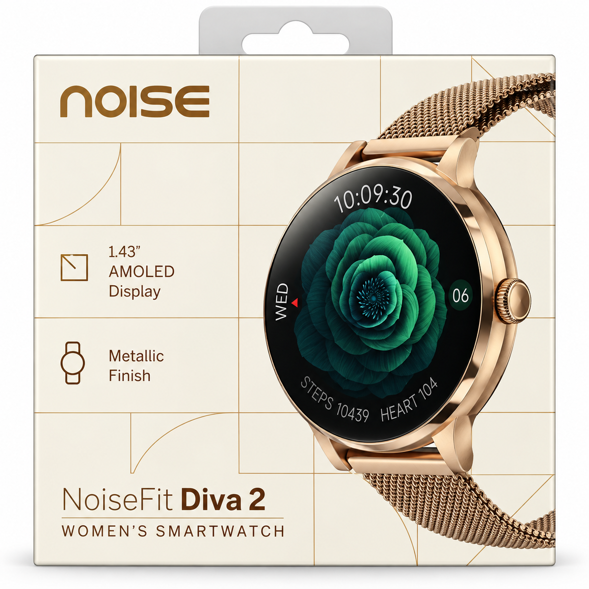 NoiseFit Diva 2 Women’s Smartwatch 1.43" AMOLED Display