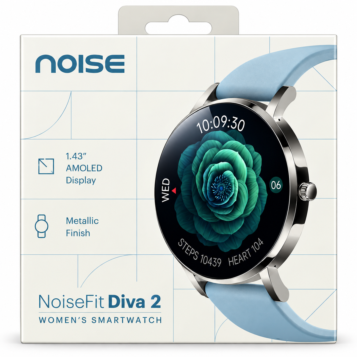NoiseFit Diva 2 Women’s Smartwatch 1.43" AMOLED Display