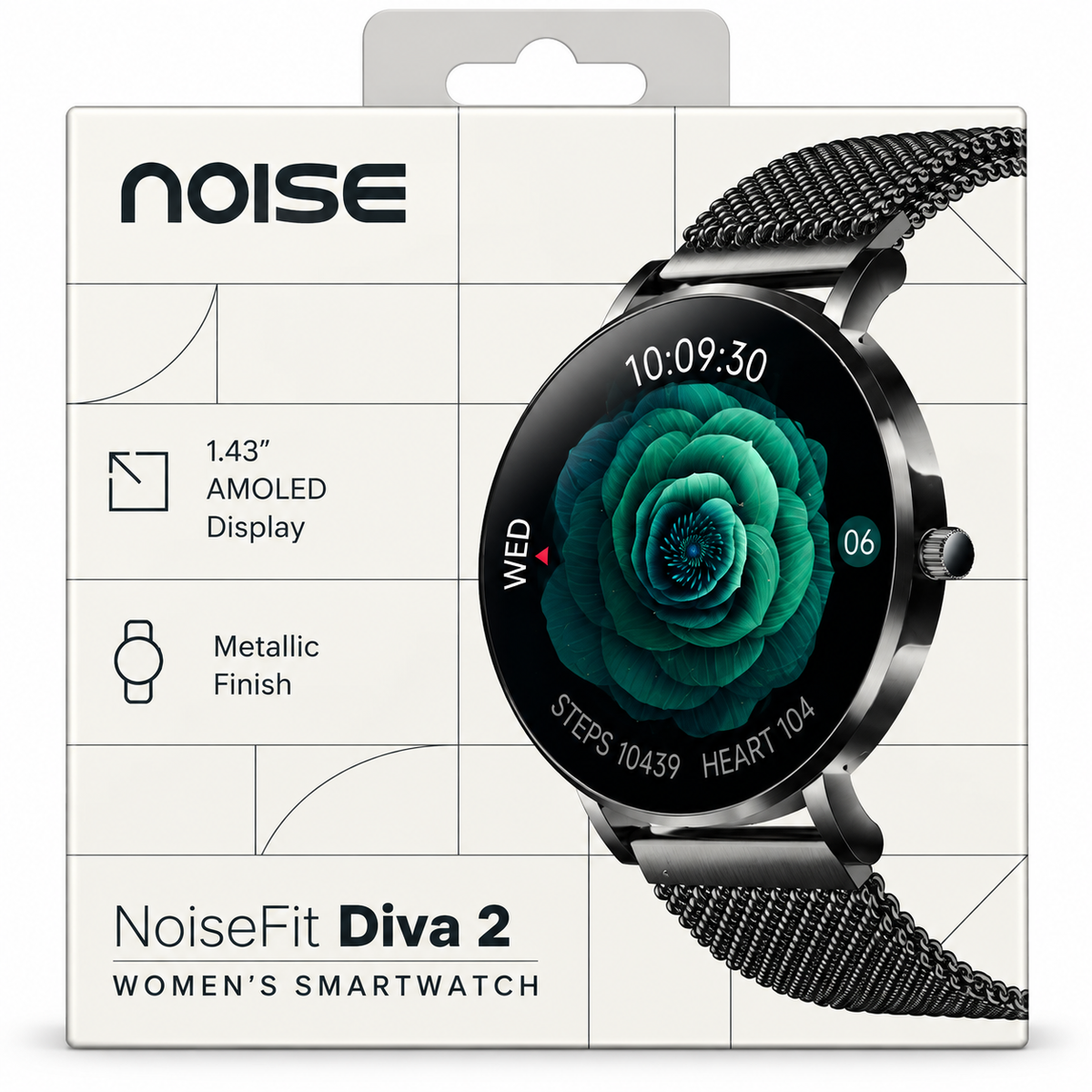 NoiseFit Diva 2 Women’s Smartwatch 1.43" AMOLED Display