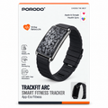 Porodo TrackFit Arc Smart Fitness Tracker with SpO2 Monitoring – Black