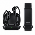 Porodo Smart Fitness Band & Wireless Earbuds Set – Black